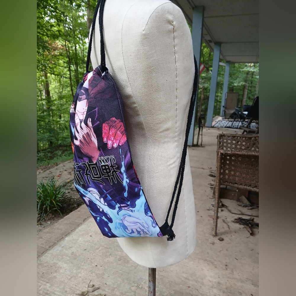 Anime Graphic Drawstring Backpack‎
